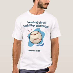 Camiseta beisebol me bateu