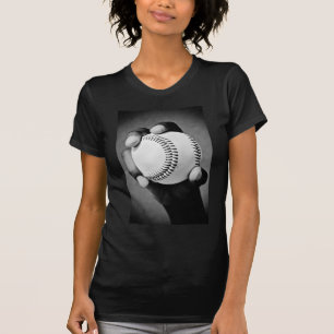 Camiseta beisebol na mão