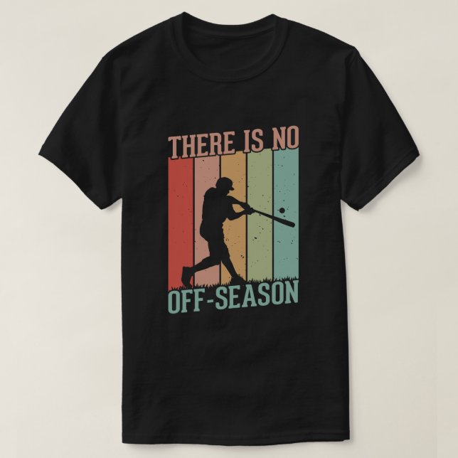 Camiseta Beisebol Não Há Fora da Estação (Frente do Design)