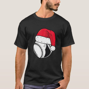 Camiseta Beisebol Natal Feliz Natal Natal Papai Noel Pitche