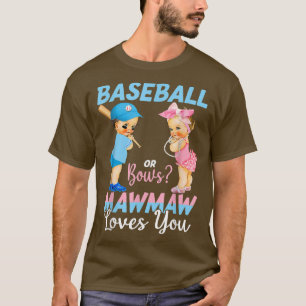 Camiseta Beisebol Ou Arcos Mawmaw Te Ama, Amor, Raposa