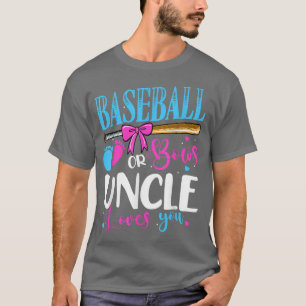 Camiseta Beisebol Ou Arcos Tio Te Ama Rosa Ou Azul Gend