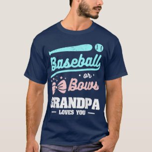 Camiseta Beisebol Ou Arcos Vovô Te Ama De Gravidez Annou