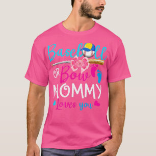 Camiseta Beisebol ou Mamãe Arco te ama.