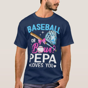 Camiseta Beisebol Ou Pepa De Arcos Te Ama Sexo Reveal Rosa