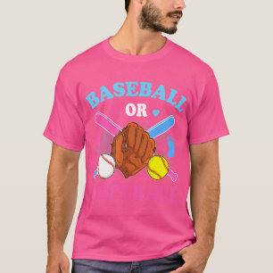 Camiseta Beisebol Ou Sexo De Softball Revelam Bebê-Festa
