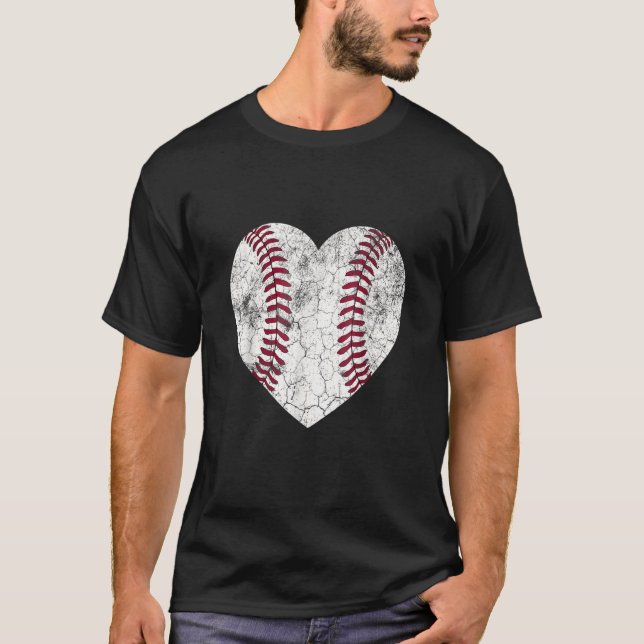 Camiseta Beisebol Ouvir Pai de Mãe Bonita Homens Mulheres S (Frente)