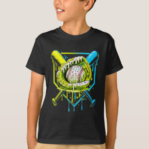Camiseta Beisebol Para Rapazes Jovens Sorvetes De B