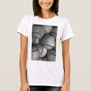 Camiseta Beisebol Preto e Branco