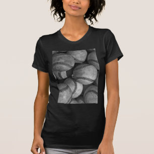 Camiseta Beisebol Preto e Branco