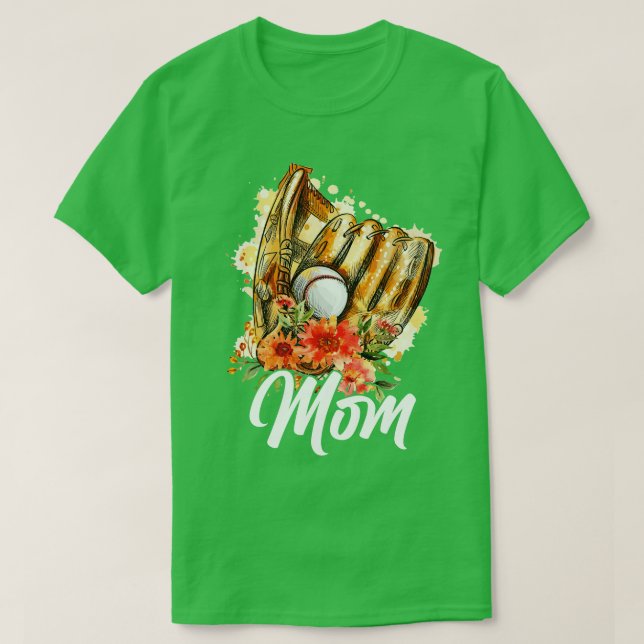 Camiseta Beisebol Softball Mãe (Frente do Design)