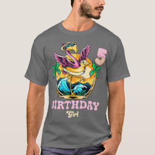 Camiseta Bela 5 de Aniversário Flamingo