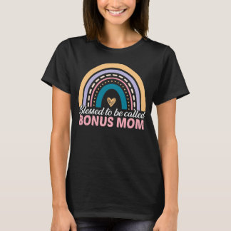Camiseta Bela Abençoada, Chamada Bonus Mãe Arco-Íris Mãe Mã