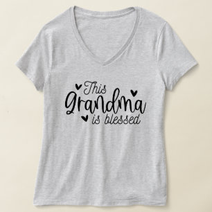 Camiseta Bela Abençoada Vovó de Arte Palavra