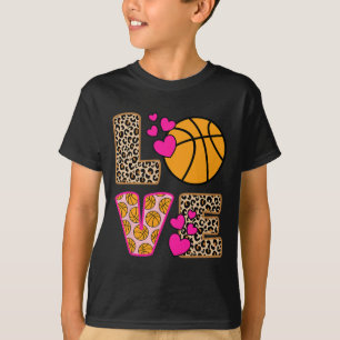 Camiseta Bela Ama, Bola, Leopardo, Imprime Mulheres Meninas