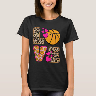 Camiseta Bela Ama, Bola, Leopardo, Imprime Mulheres Meninas