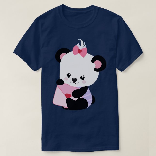 Camiseta Bela Amiga Animal Panda 14 (Frente do Design)