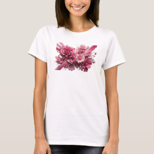 Camiseta Bela ARTE ABSTRATA Rosa Design
