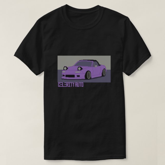 Camiseta Bela Arte De Carro Esportivo Japonês (Frente do Design)