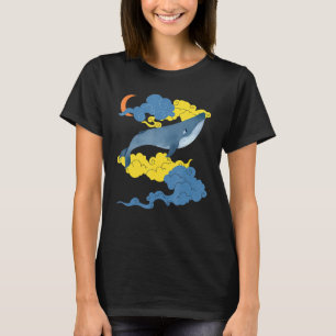 Camiseta Bela Baleia Azul No Céu Cl