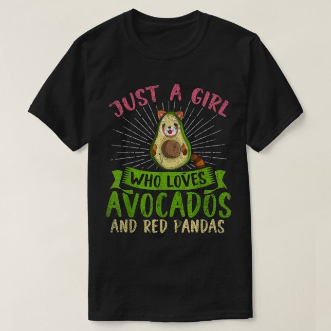 Camiseta Bela Bela Bela Bela Bela Que Ama Avocados E Vermel (Frente do Design)