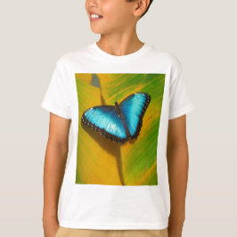 Camiseta Bela Borboleta Iridescente