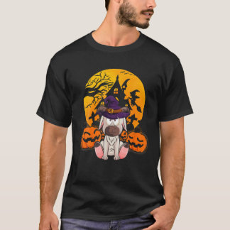 Camiseta Bela Cabra Pumpkin Feiticeira Dia de as Bruxas eng