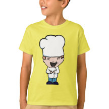 Bela Cartoon de um Chef Rindo