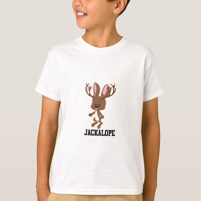 Camiseta Bela Cartoon Jackalope (Frente)