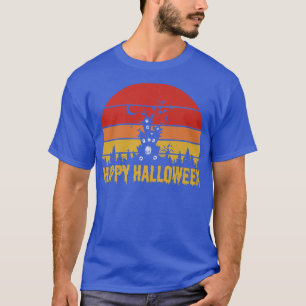 Camiseta Bela Casa Assombrada Feliz Dia das Bruxas Sunset