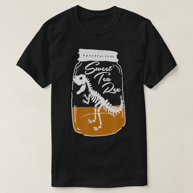 Camiseta Bela Chá Doce Do Sul Re Jar Engraçado T Re Dinosau (Frente do Design)