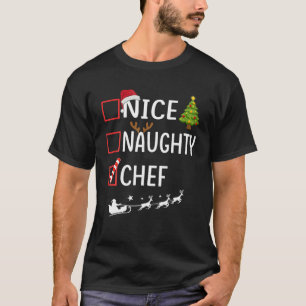 Camiseta Bela chef de Natal Pijamas Papais noeis Engraçadas