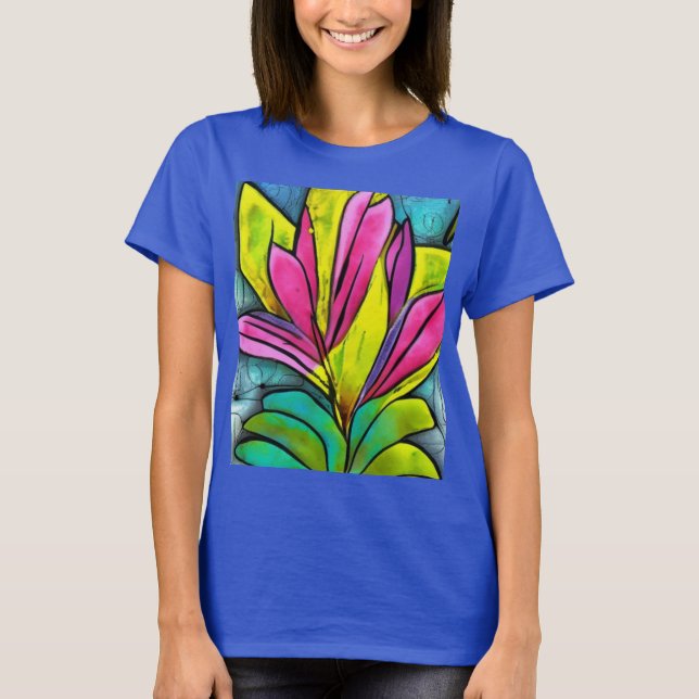 Camiseta Bela Coleção de Plantas (Frente)