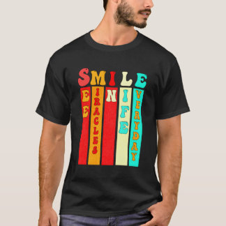 Camiseta Bela Compartilhamento Sorrisos Citação Inspiracion
