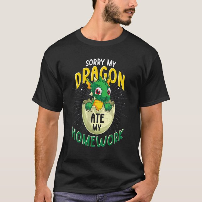 Camiseta Bela Criatura Mítica Fantasia Dragão Animal (Frente)