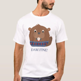 Camiseta Bela "DAM FINE!" T-shirt do castor