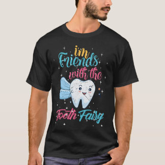 Camiseta Bela Dentista Pediátrico Sou Amigo com o menino He