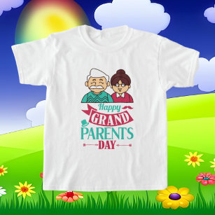 Camiseta bela e feliz avô, arte de palavra do dia