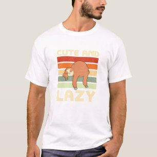 Camiseta Bela E Preguiçosa Meme Sloth Meme Animal 6