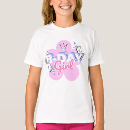 Camiseta Bela-flor-de-Aniversário