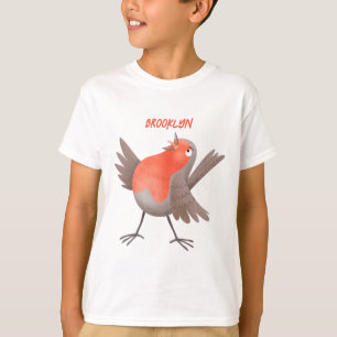 Camiseta Bela fotografia de pássaro latino