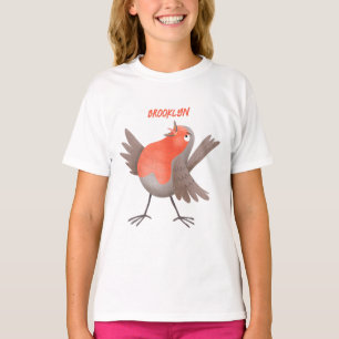 Camiseta Bela fotografia de pássaro latino