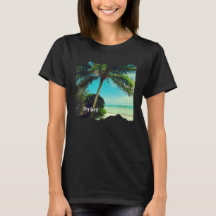 Camiseta Bela fotografia do céu azul Key West Florida