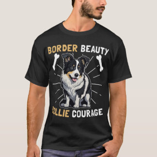 Camiseta Bela Fronteira, Cão de Coragem Collie