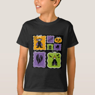 Camiseta Bela Halloween Caracteriza Vampiro e Bruxa