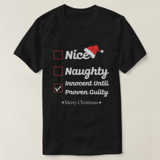 Camiseta Bela Inocente Adormecida Até O Xmas Comprovado