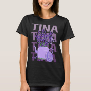 Camiseta Bela Lavanda - Tina Nome
