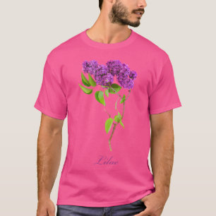 Camiseta Bela Lilás Fresca de Lilac