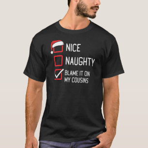 Camiseta Bela Lista Maldita Culpa-A No Natal Dos Meus Primo