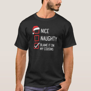 Camiseta Bela Lista Maldita Culpa-A No Natal Dos Meus Primo